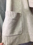 Vince Wool-Cashmere Drape Cardigan Size Small